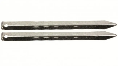 Show details for Rippled Angle Steel Peg Picture of Rippled Angle Steel Peg