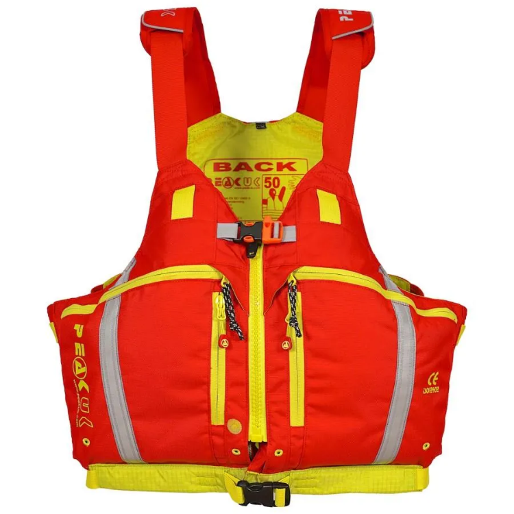 Peak UK Explorer Zip Women's PFD - Red / Lime 