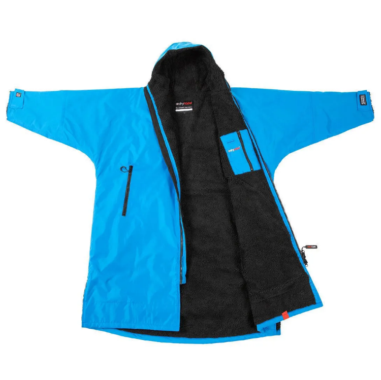 Dryrobe Advance Long Sleeve - Cobalt Blue  / Black
