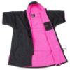 Dryrobe Advance Kid's Short Sleeve - Black / Pink