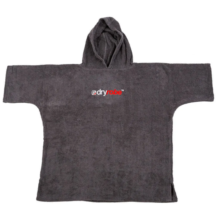 Dryrobe Kid's Organic Towel Dryrobe - Grey 