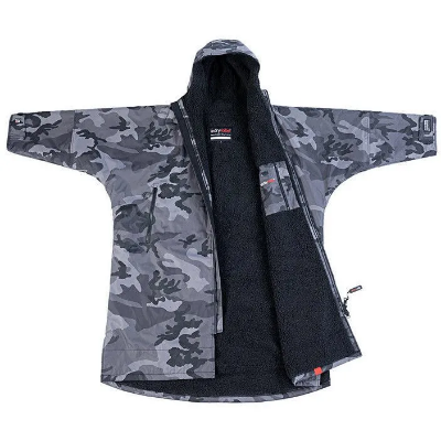 Dryrobe Advance Long Sleeve - Black Camo / Black