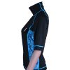 Circle One Lycra Short Sleeve Women's Rash Vest - Black / Blue 