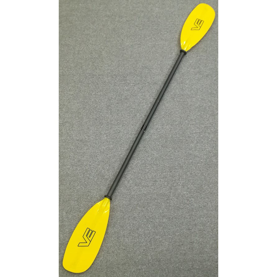 VE Paddles Explorer Glass - 2-Piece Carbon Straight Shaft - Yellow 