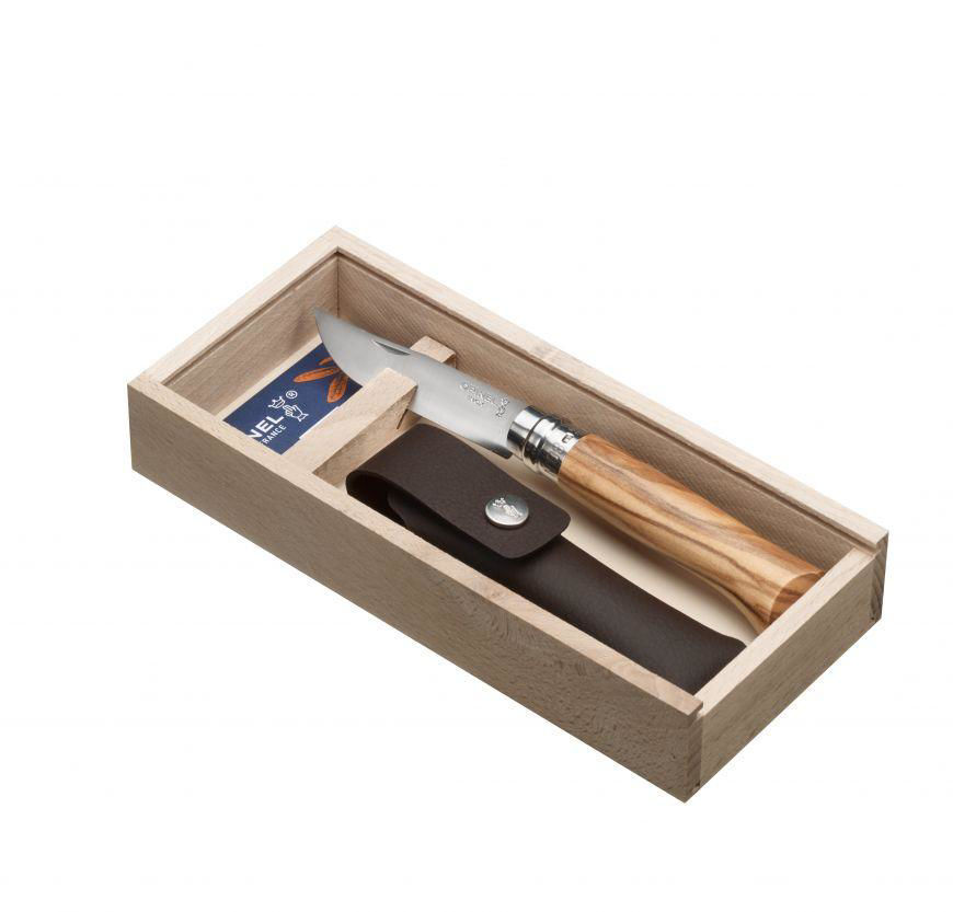 Opinel Classic Originals - Stainless Steel Knife & Pouch Gift Set