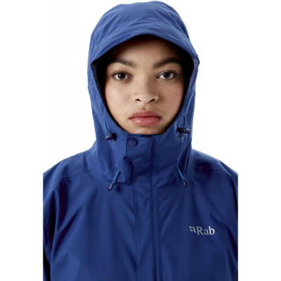 Rab Women's Downpour Eco Jacket Nightfall Blue