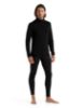 Icebreaker Men's Merino 200 Oasis Long Sleeve Half Zip Thermal Top Black