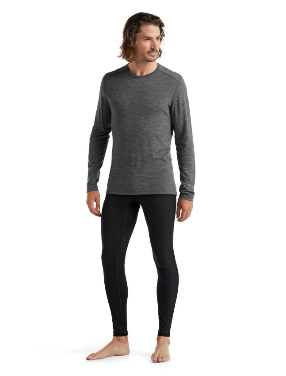 Icebreaker Men's Merino 200 Oasis Thermal Leggings Black