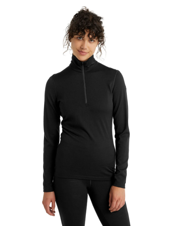 Icebreaker Women's Merino 200 Oasis Long Sleeve Half Zip Thermal Top