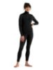 Icebreaker Women's Merino 200 Oasis Long Sleeve Half Zip Thermal Top in Black