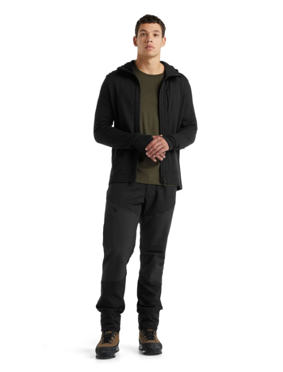 Icebreaker Men's Merino Quantum III Long Sleeve Zip Hoodie