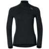 Odlo Active Originals Warm Shirt L/S Turtle Neck 1/2 Zip Women's Thermal Base Layer in Black