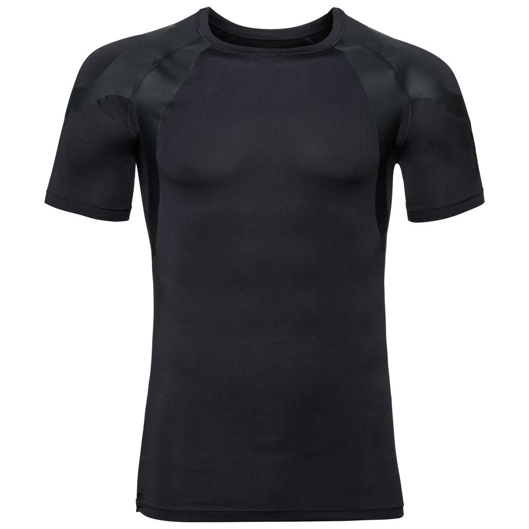 Odlo Active Spine Light Base Layer Top Thermal T-Shirt in Black