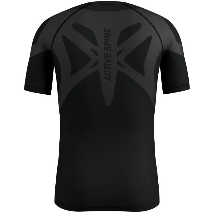 Odlo Active Spine Light Base Layer Top Thermal T-Shirt in Black