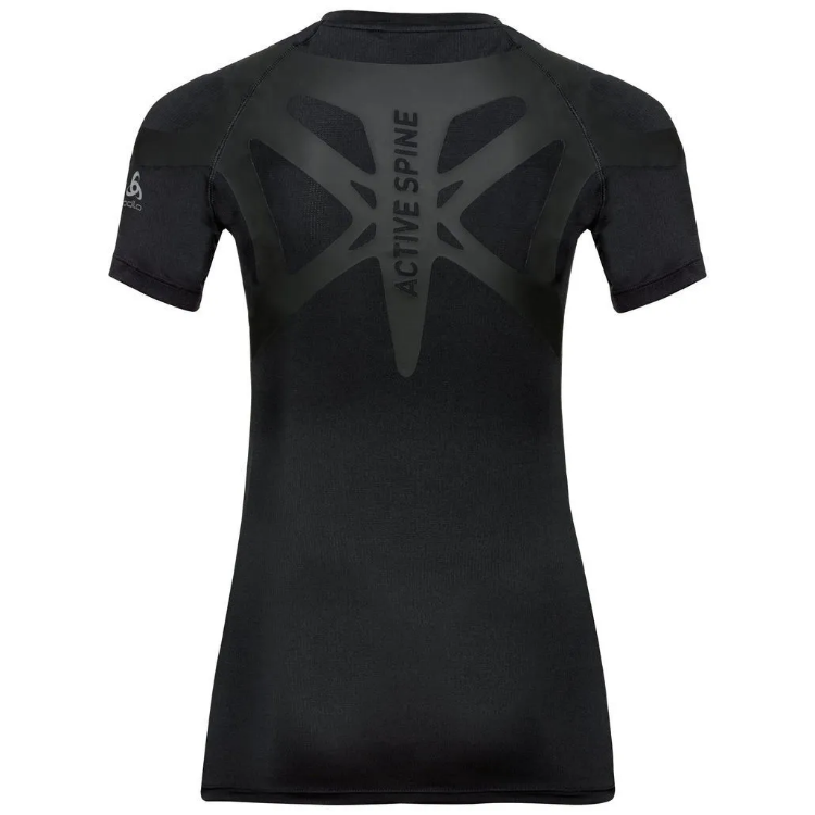 Odlo Active Spine Light Base Layer Top Women's Base Layer T Shirt in Black