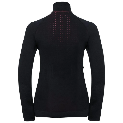 Odlo i-Thermic Midlayer 1/2 Zip Women's Thermal Top in Black
