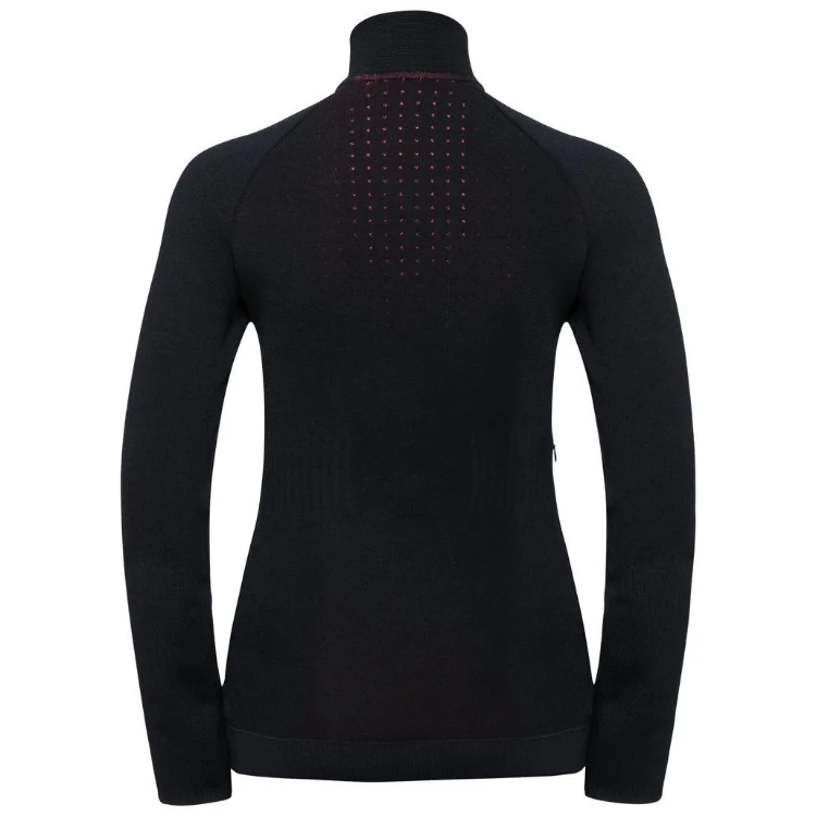 Odlo i-Thermic Midlayer 1/2 Zip Women's Thermal Top in Black