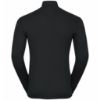 Odlo Men's ACTIVE WARM ECO Half-Zip Turtleneck Baselayer Top in Black