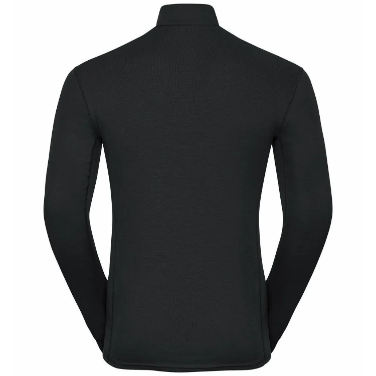 Odlo Men's ACTIVE WARM ECO Half-Zip Turtleneck Baselayer Top