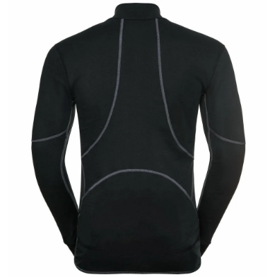 Odlo Men's ACTIVE X-WARM ECO Half-Zip Turtleneck Baselayer Top