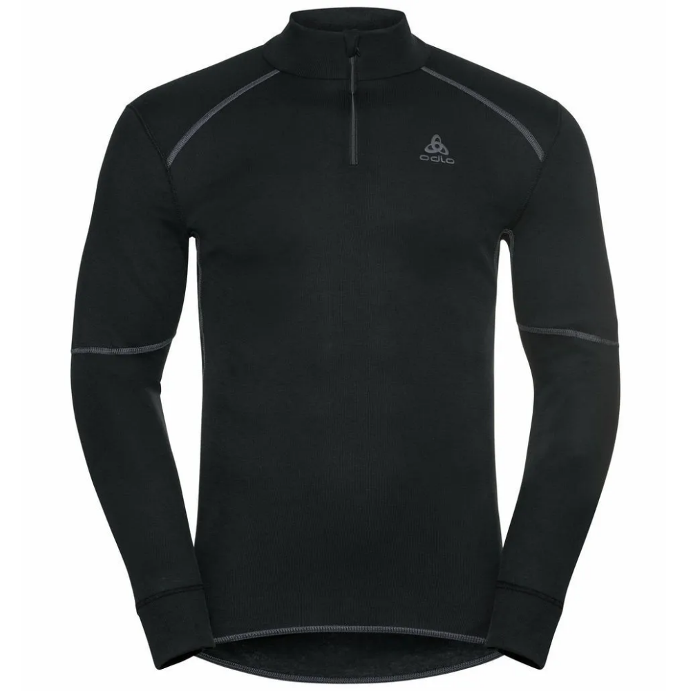 Odlo Men's ACTIVE X-WARM ECO Half-Zip Turtleneck Baselayer Top
