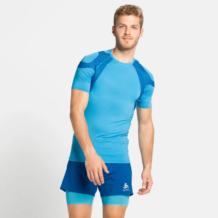 Odlo T-Shirt S/S Crew Neck ACTIVE SPINE 2.0 Running Top