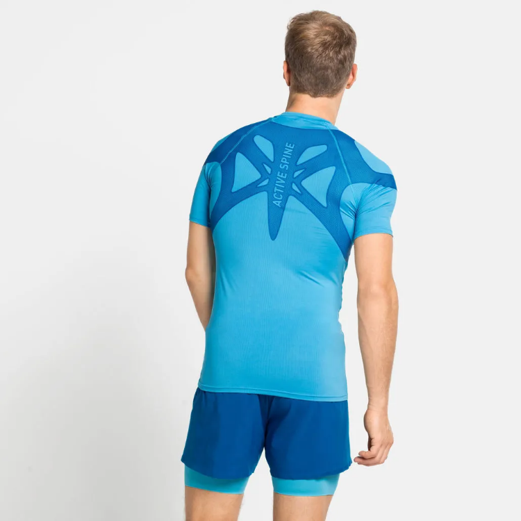 Odlo T-Shirt S/S Crew Neck ACTIVE SPINE 2.0 Running Top