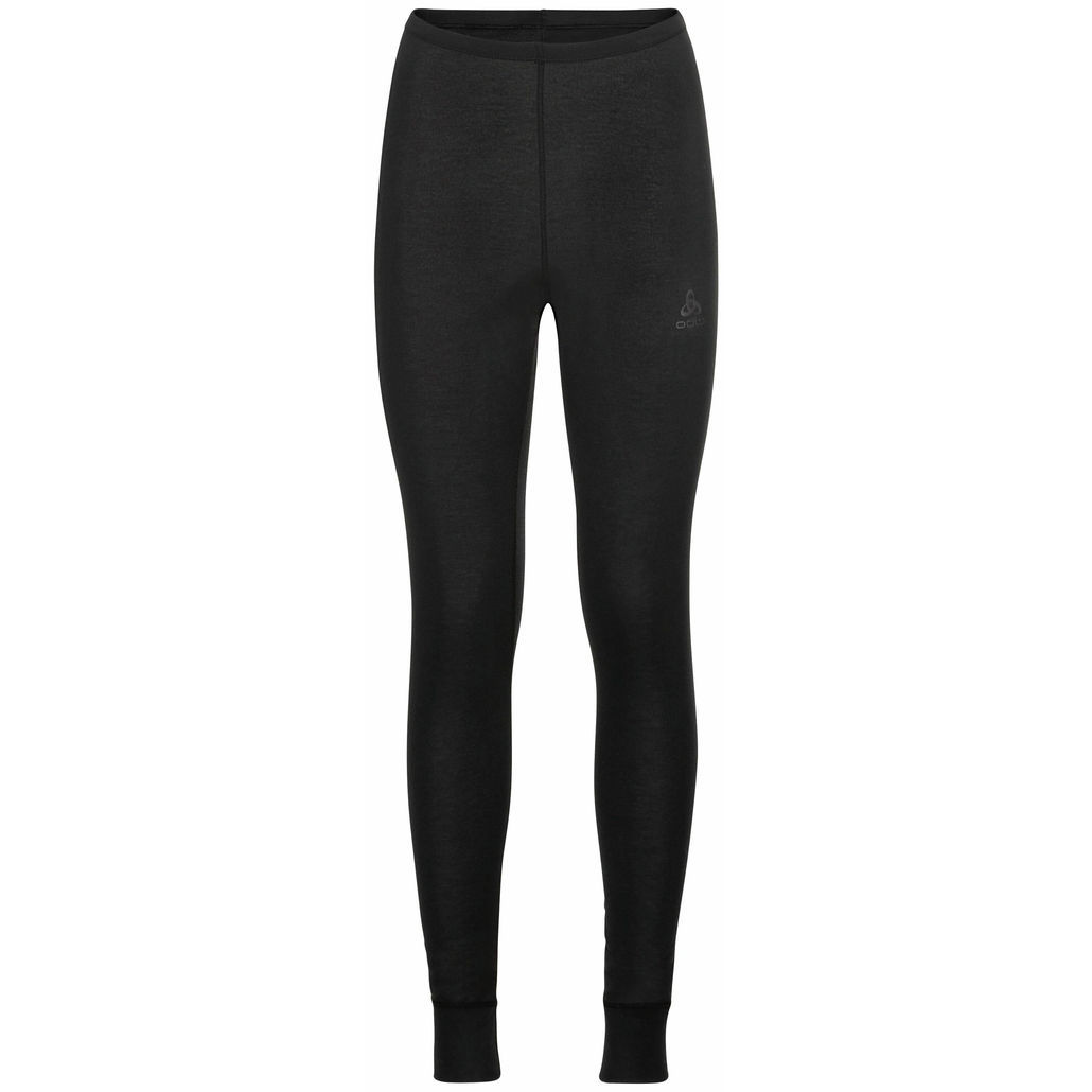 Odlo Women's ACTIVE WARM ECO Baselayer Pants Thermal Leggings in Black