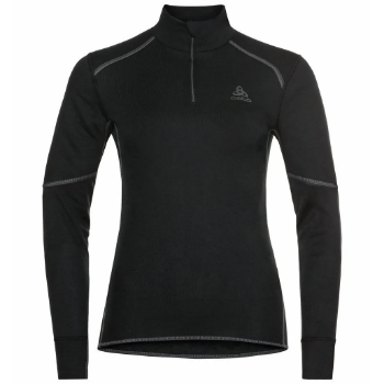 Odlo Women's ACTIVE X-WARM ECO Half-Zip Turtleneck Baselayer Top
