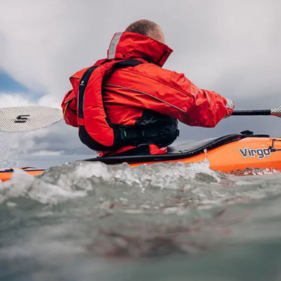 Yak Strata Drysuit in use