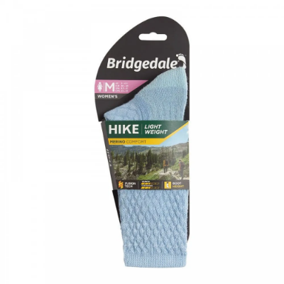 Bridgedale Hike Lightweight Merino Comfort Women's in Powder Blue