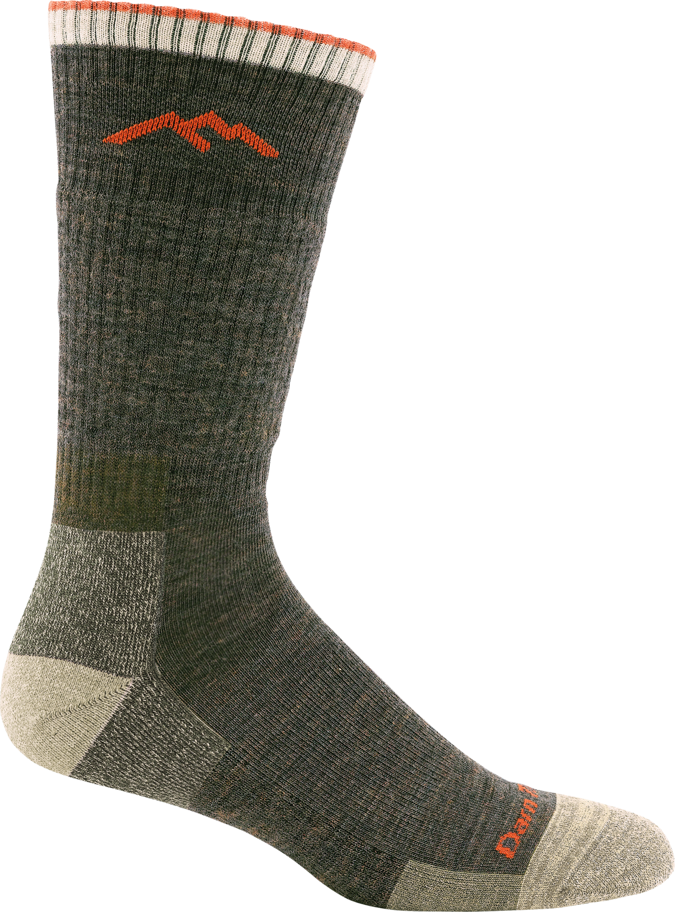 Darn Tough Men's Hiker Boot Sock Cushion Socks in Olive