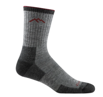 Darn Tough Men's Hiker Micro Crew Cushion Socks in Charcoal