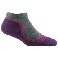 Darn Tough Women's Hiker No Show Light Cushion Socks in Moss