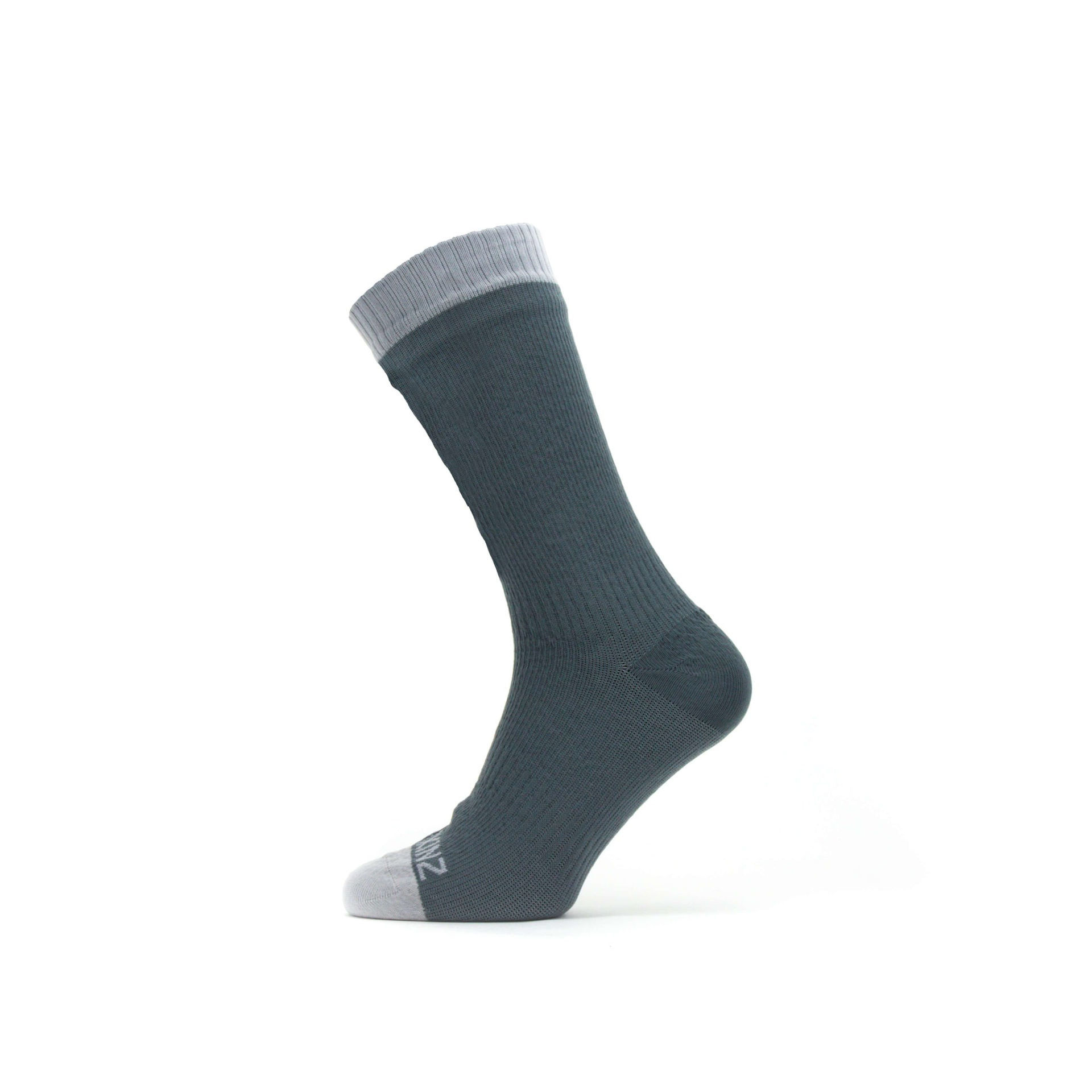 Sealskinz Waterproof Warm Weather Mid Sock in Grey