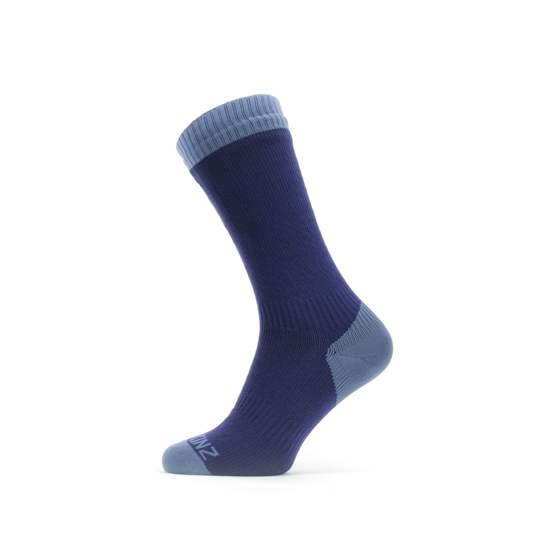 Sealskinz Waterproof Warm Weather Mid Sock in Navy Blue