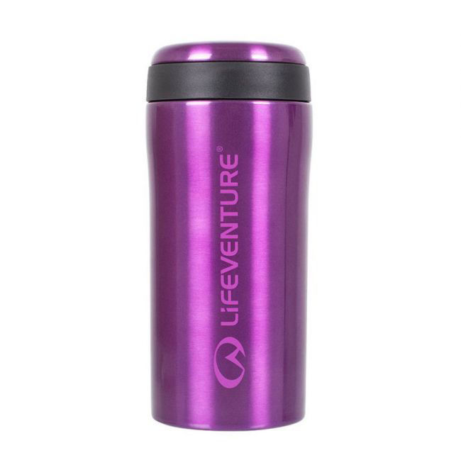 Lifeventure Thermal Mug in Gloss Purple