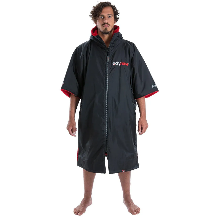 Dryrobe Advance Short Sleeve Black / Red 