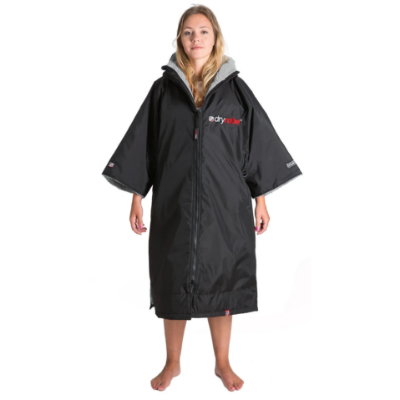 Dryrobe Advance Short Sleeve Black / Grey 