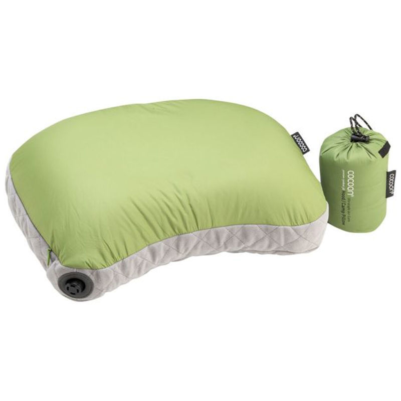 Cocoon Ultra Lite Air Core Hood Camp Pillow in Wasabi Green