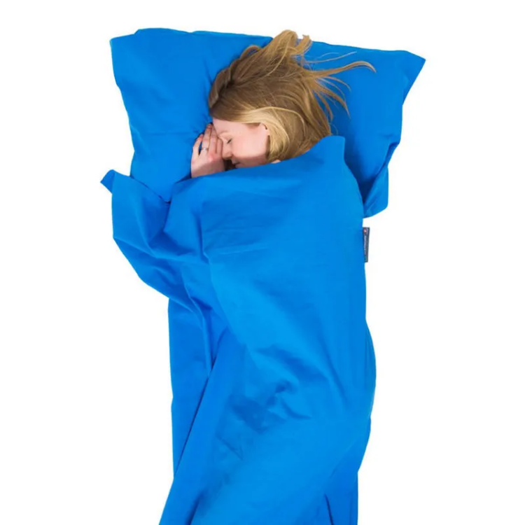 Lifeventure Cotton Sleeping Bag Liner with Pillow Sleeve