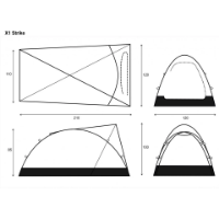 Crux X1 Strike 2 Man Tent