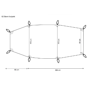 Crux X2 Storm Footprint