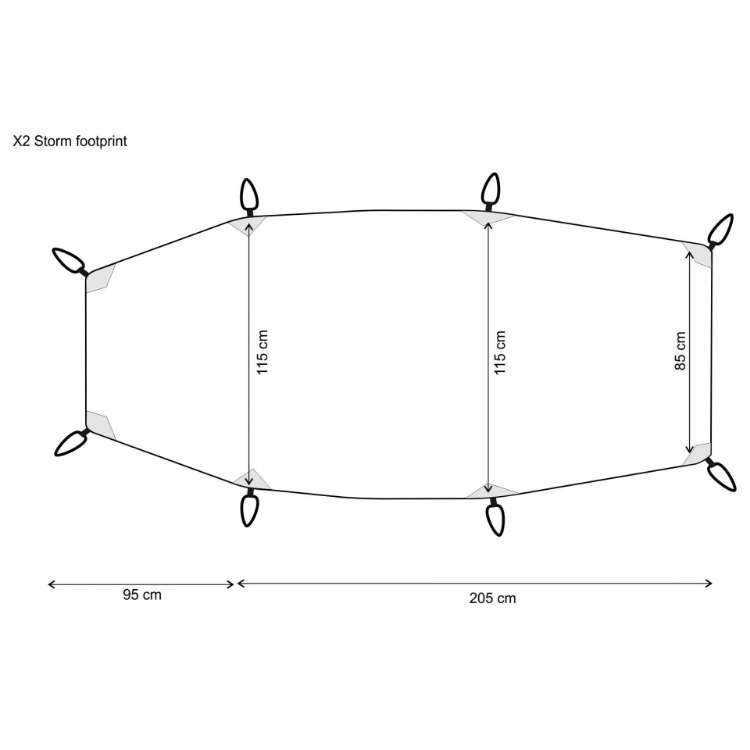 Crux X2 Storm Footprint