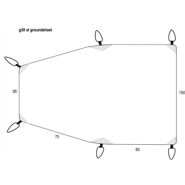 Lightwave g30 extended vestibule groundsheet