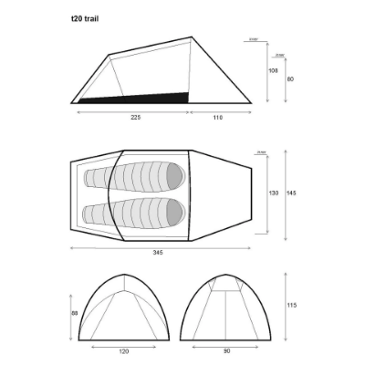Lightwave t20 trail Tent
