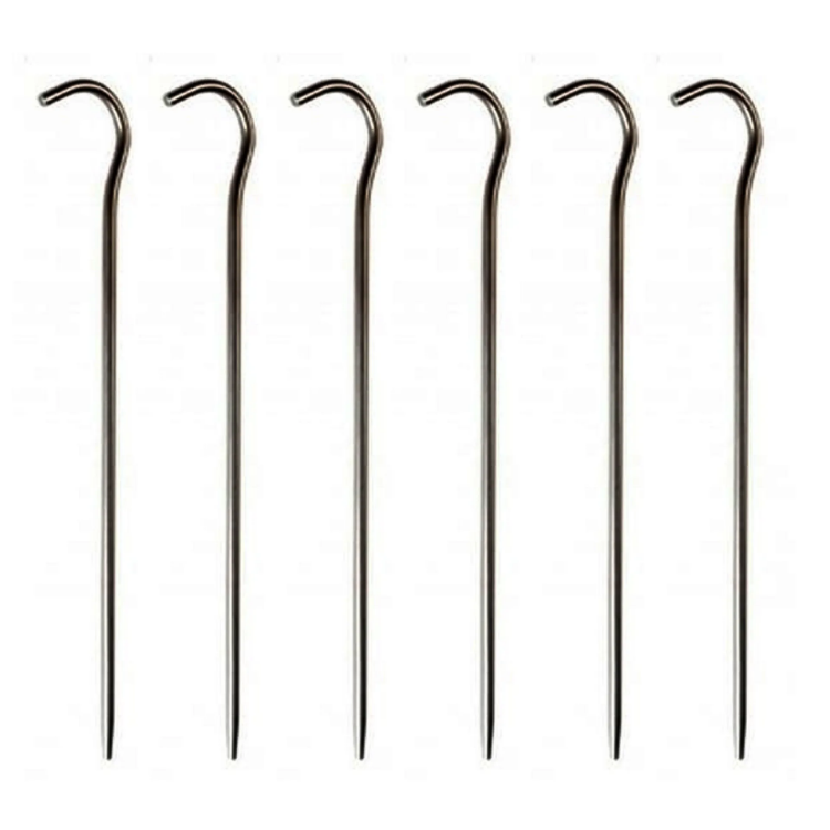 Lightwave Titanium pegs Pack of 6