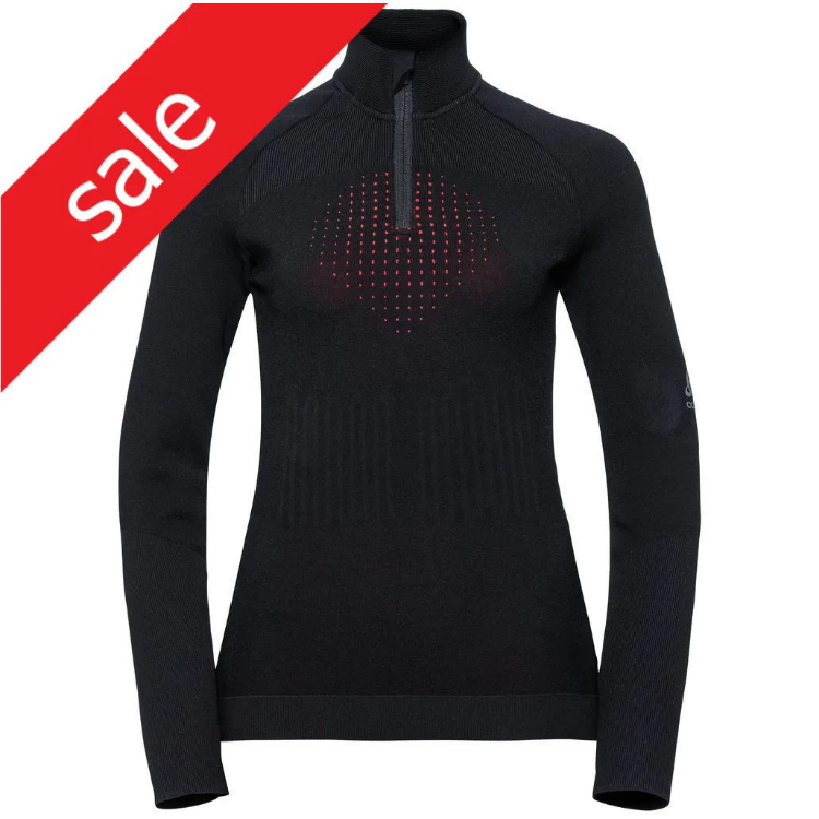 	Odlo i-Thermic Midlayer 1/2 Zip Women's Thermal Top in Black