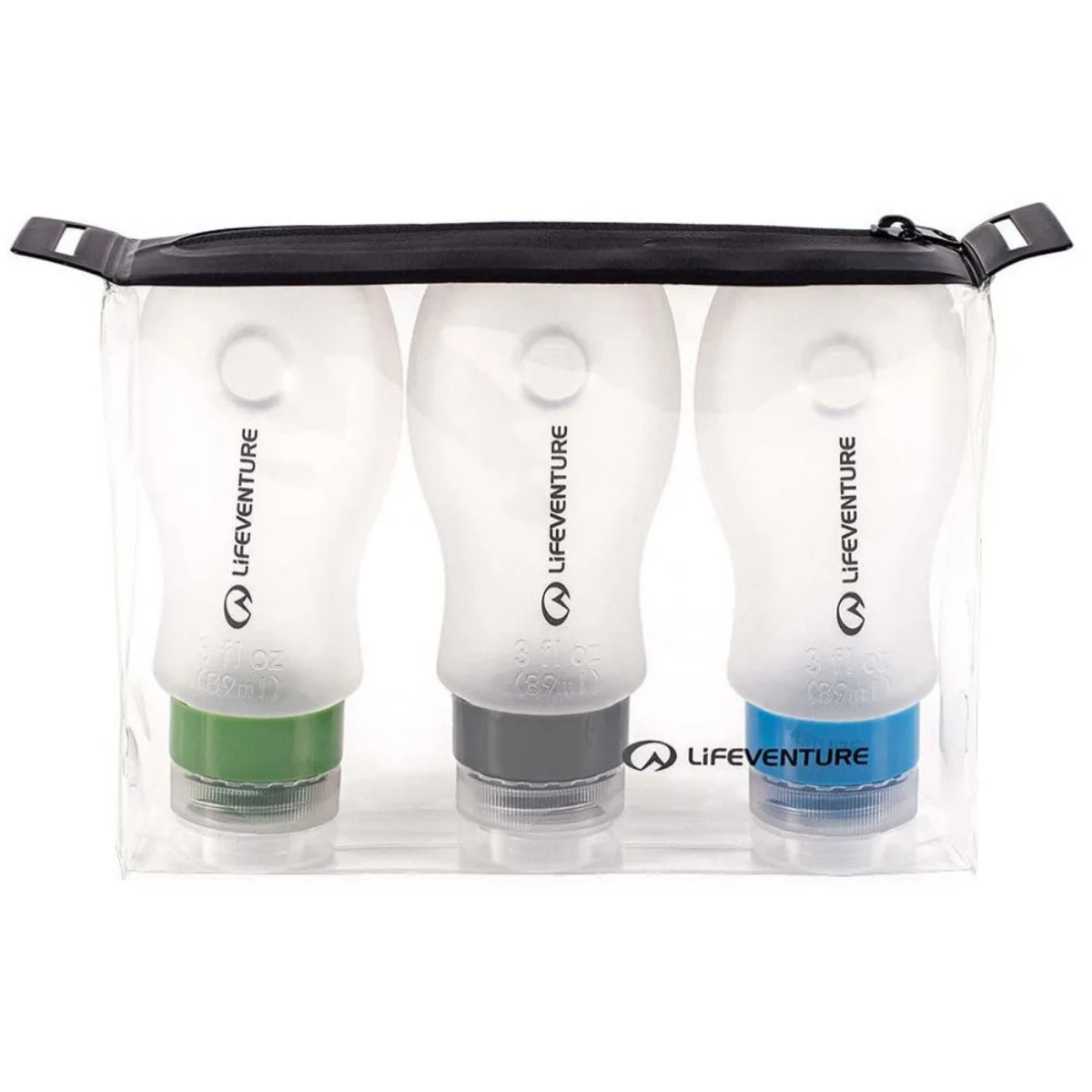 Lifeventure Silicone Flight Bottle Set
