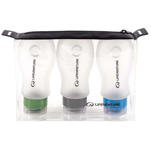 Lifeventure Silicone Flight Bottle Set